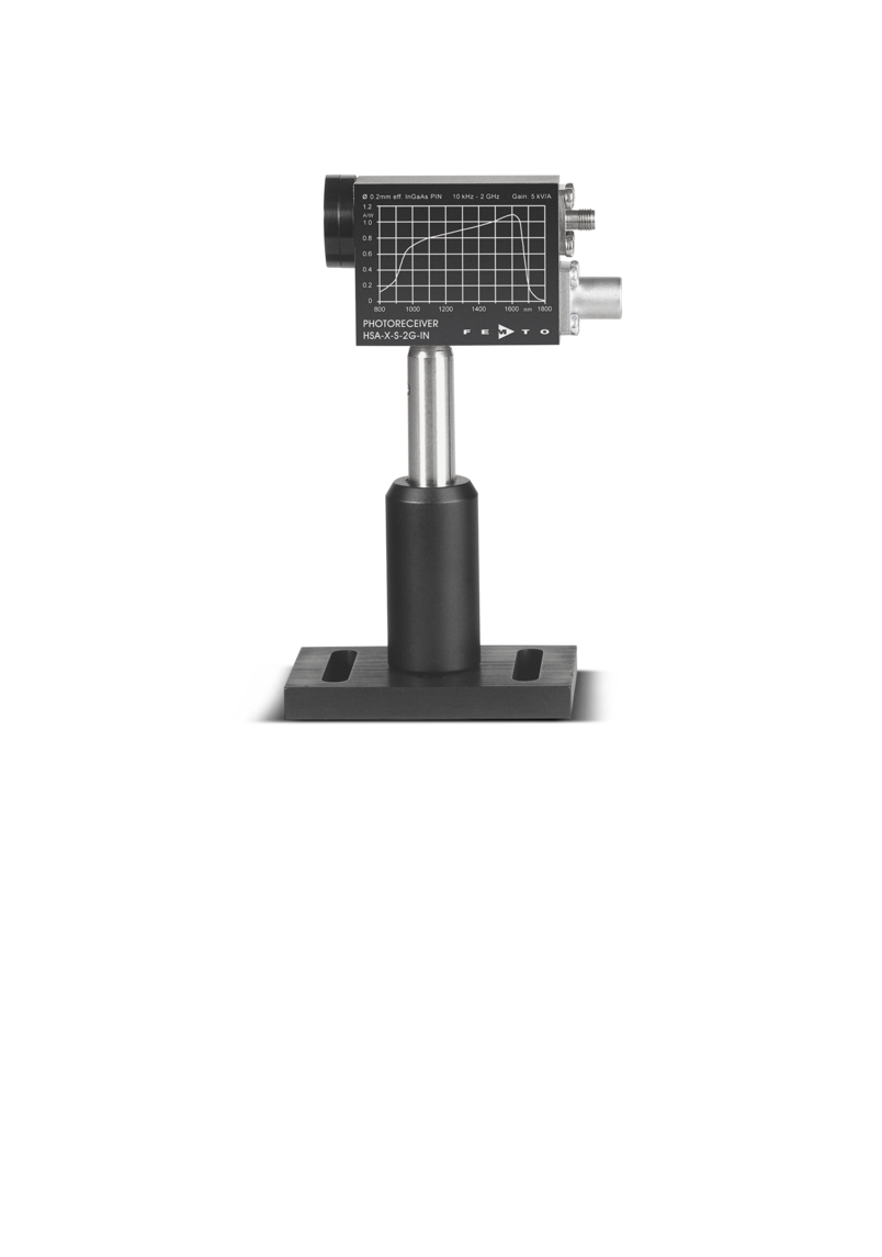 Ultra-Fast Photoreceivers Series HSA-X-S Ultra-Fast Photoreceivers Series HSA-X-S