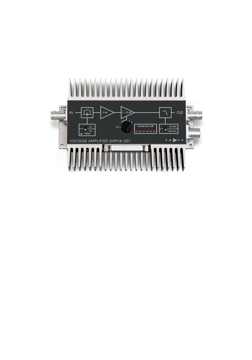 DHPVA-201 Variable Gain 200 MHz Wideband Voltage Amplifier DHPVA-201 Variable Gain 200 MHz Wideband Voltage Amplifier