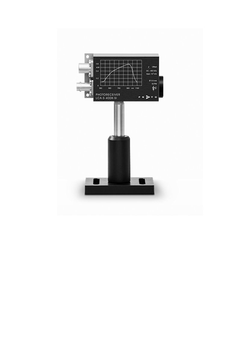 400 kHz Photoreceiver Series LCA-S-400K 400 kHz Photoreceiver Series LCA-S-400K