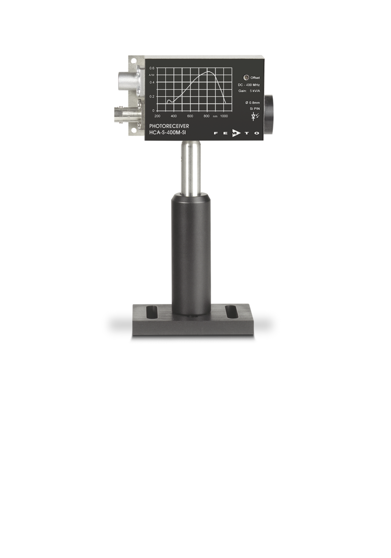 Fast photoreceiver HCA-S-400M-SI Fast photoreceiver HCA-S-400M-SI