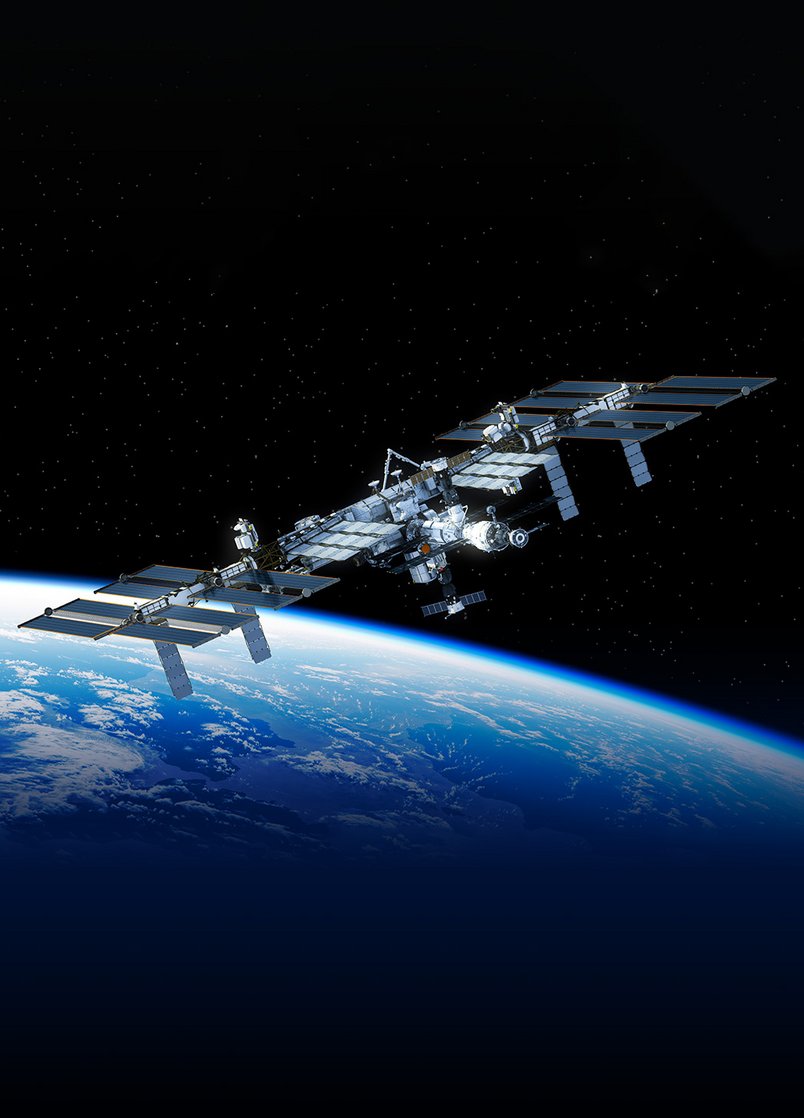 International Space Station Orbiting Earth International Space Station Orbiting Earth